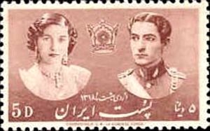 Colnect-881-329-Mohammad-Rez%C4%81-1919-1980-Princess-Fawzia-Fuad-1921-2013.jpg