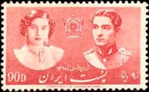 Colnect-881-332-Mohammad-Rez%C4%81-1919-1980-Princess-Fawzia-Fuad-1921-2013.jpg