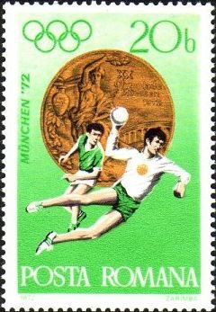 Colnect-591-783-Handball-and-Bronze-Medal.jpg
