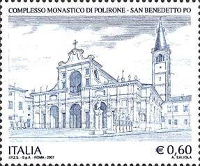 Colnect-538-799-Polirone-Monastery-San-Benedetto-Po-1000th-Anniversary.jpg