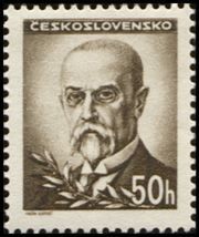 Colnect-498-672-Tom-aacute--scaron--Garrigue-Masaryk-1850-1937-president.jpg