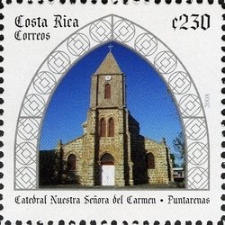Colnect-1723-453-Cathedral--Nuestra-Se%C3%B1ora-del-Carmen--Puntarenas.jpg