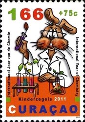 Colnect-1629-071-Professor-Rabbit-Experimenting-with-Plants.jpg