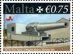 Colnect-658-037-Napier-of-Magdala-Battery-Gibraltar-2010.jpg