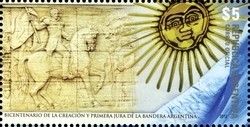 Colnect-1418-126-Creation-and-First-Pledge-of-Allegiance-to-the-Argentine-Fla.jpg