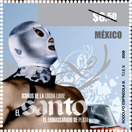 Colnect-330-837-Postal-Stamp-IV-masked-Santo-silver-and-El-Hijo-del-Santo.jpg
