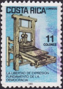 Colnect-4018-248-Freedom-of-speech-Wooden-hand-printing-press.jpg