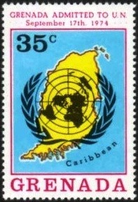 Colnect-1880-597-UN-emblem-over-map-of-Grenada.jpg
