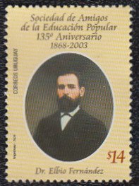 Colnect-1760-252-Dr-Elbo-Fernandez-first-president.jpg