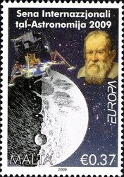 Colnect-658-003-Galileo-Galilei-his-Sketch-of-Moon---Apollo-11-Lunar-Module.jpg
