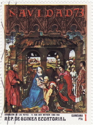 Colnect-1114-256-R-van-der-Weyden-Adoration-of-the-Magi.jpg
