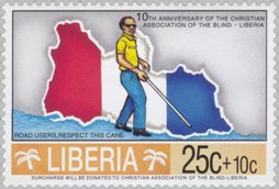 Colnect-3645-678-Nation-map-in-flag-color-blind-man-with-cane.jpg