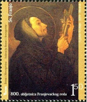 Colnect-1284-951-800-years-Franciscan-Order-in-Bosnia.jpg
