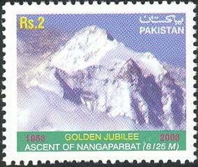 Colnect-615-868-Golden-Jubilee-of-First-Ascent-of-Nanga-Parbat.jpg