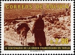Colnect-1411-725-400-Years-of-the-Franciscan-Order-in-Tarija.jpg