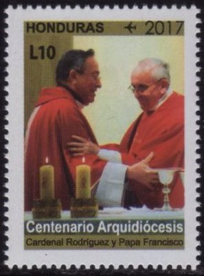 Colnect-4423-014-Centenary-of-the-Archdiocese-of-Tegucigalpa.jpg