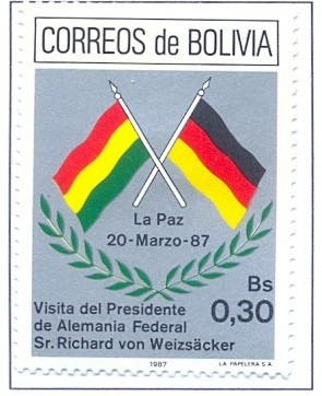 Colnect-2446-448-National-Flag-of-Bolivia-and-the-Federal-Republic-of-Germany.jpg