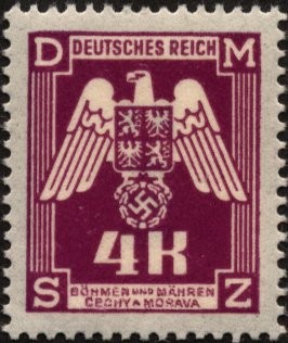 Colnect-617-800-Eagle-with-shield-of-Bohemia-Empire-badge.jpg