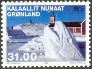 Colnect-959-111-Norden-2002-Snow-sculpture-from-Nuuk-Snow-Festival-2001.jpg