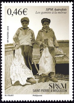 Colnect-4957-183-Views-of-Old-SPM--Children-Processing-Cod-Fish.jpg