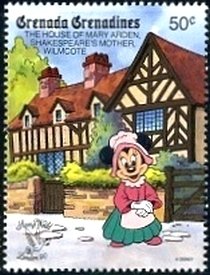 Colnect-3001-748-Minne-as-Mary-Arden-Shakespeare-s-mother-in-Wilmcote.jpg