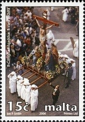 Colnect-618-401-Crucifixion-tableau-in-procession.jpg