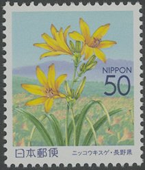 Colnect-3963-435-Day-lillies---Mount-Kirigamine---Nanshin-area.jpg