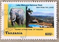 Colnect-1642-099-African-Elephant-Loxodonta-africana-Manyara-Lake-Nat.jpg