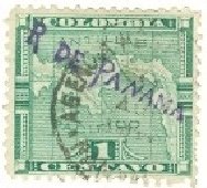 Colnect-4992-127-Map-of-the-Panama-isthmus-Overprinted.jpg