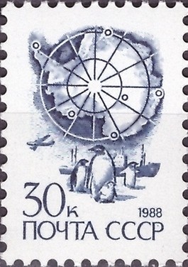 Colnect-2027-650-Map-of-Antarctica-and-emperor-penguins.jpg