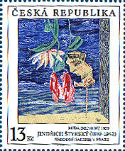Colnect-348-919-Jind%C5%99ich--Scaron-tyrsk-yacute--1899-1942-Red-Orchid-1939.jpg