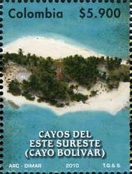 Colnect-1701-490-East-southeast-Cays-Bolivar-Cay.jpg