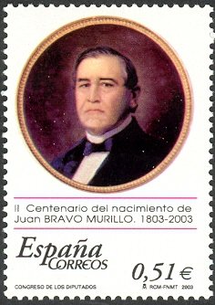 Colnect-594-532-2nd-Centenary-of-the-birth-of-Juan-Bravo-Murillo.jpg