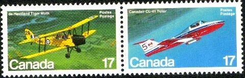 Colnect-210-471-Canadair-Cl-41-Tutor-de-Havilland-Tiger-Moth.jpg