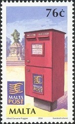 Colnect-618-327-Malta-Post-letter-box-on-pedestal.jpg