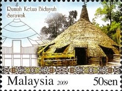Colnect-1435-754-The-Bidayuh-Headhouse.jpg