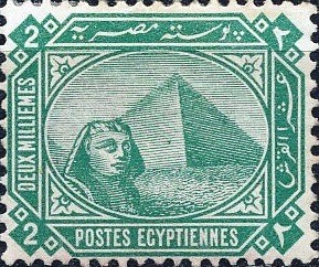 Colnect-1281-519-Sphinx-in-front-of-Cheops-pyramid.jpg