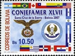 Colnect-1411-777-Bolivian-Air-Force-and-Conference-Emblem.jpg