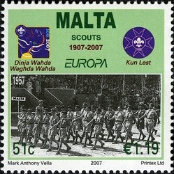 Colnect-657-691-Malta-scouts-marching-Golden-Jubilee-Jamboree-Birmingham-.jpg