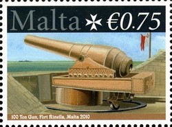 Colnect-658-034-Fort-Rinella-Malta-2010.jpg