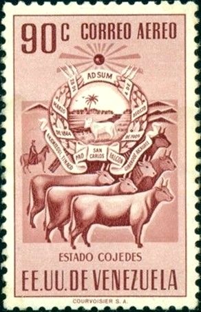 Colnect-4487-661-Cojedes-Cattle-Bos-taurus-Horse-Equus-ferus-caballus.jpg