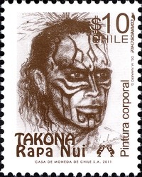 Colnect-2091-080-Rapa-Nui---Man-with-painted-face.jpg