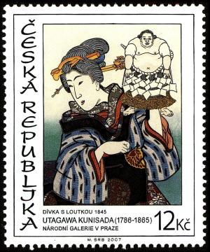 Colnect-3764-577-Utagawa-Kunisada-1786-1865-Girl-with-a-Puppet-1845.jpg