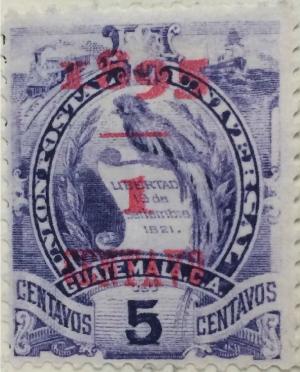 Colnect-3011-957-Coat-of-arms-1871-1968---overprint-1c-on-5c-Red.jpg