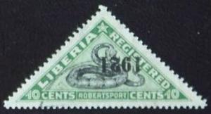 Colnect-1670-038-Gaboon-Viper-Bitis-gabonica-Robertsport---Overprint-1921.jpg