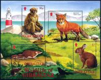 Colnect-2249-572-Barbary-Macaque-Macaca-sylvanus-Red-Fox-Vulpes-vulpes.jpg