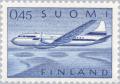 Colnect-159-420-Aircraft-Convair-440-over-Lake-Landscape.jpg
