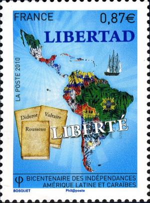 Colnect-721-421-Bicentenary-of-Latin-America-and-Carribbean-Independence.jpg
