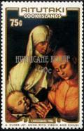 Colnect-3441-481-St-Anne-with-Virgin-and-Child-1519-by-D%C3%BCrer-surcharged.jpg