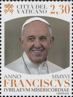 Colnect-3644-582-Pontificate-of-Pope-Francis-MMXVI---Iubilaeum-Misericordiae.jpg